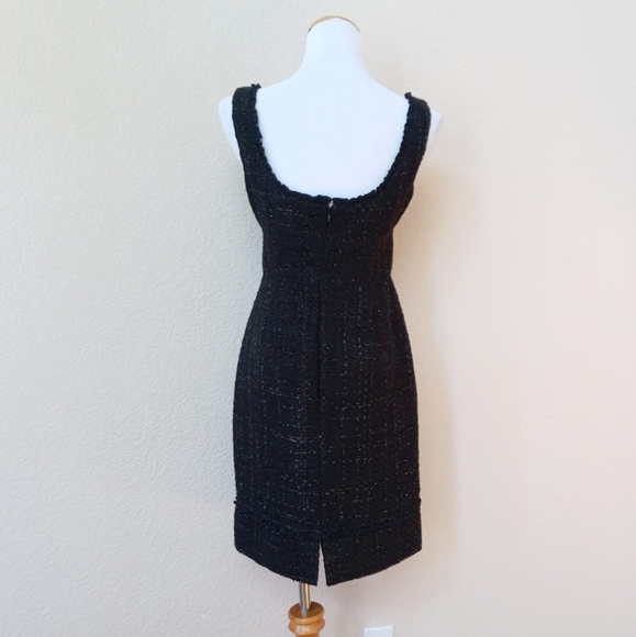 Maggy London black tweed shimmer dress - Picture 4 of 7